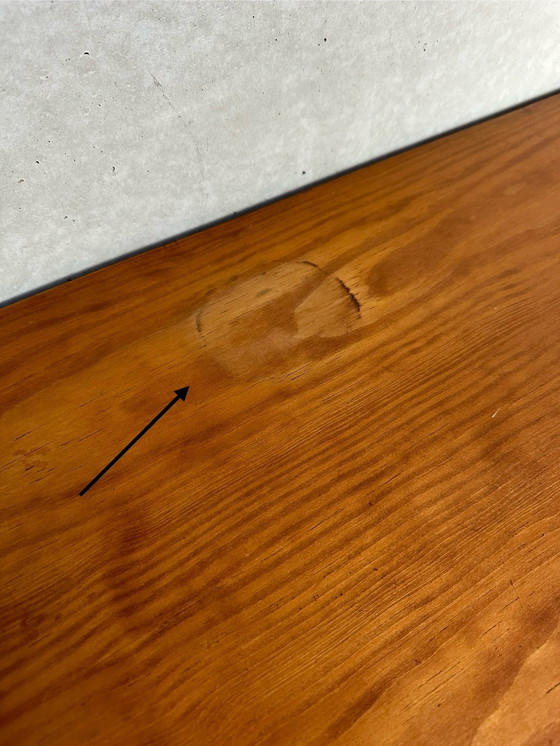 Image 1 of XL Wall Table or Console - Pitchpine