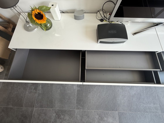 Mobile TV moderno bianco con cassetti Verardo Kronos – Mobili TV, Mdf, Wood (photo 3 of 5)