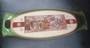 Assiette à gâteau vintage en porcelaine Epiag tchécoslovaque