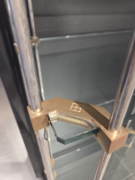 Peter Ghyczy Open Cabinet Glass Brass Chrome – Display cabinets (photo 6 of 7)
