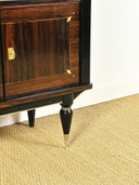Art Deco vitrinekast van Macassar ebbenhout, 1940