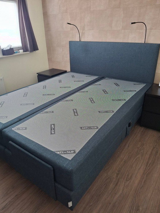 Image 1 of Boxspringbett 160x200 cm mit elektrisch verstellbarem Lattenrost