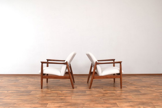 Image 1 of Chaises longues polonaises du Mid Century par Edmund Homa, 1960, ensemble de 2