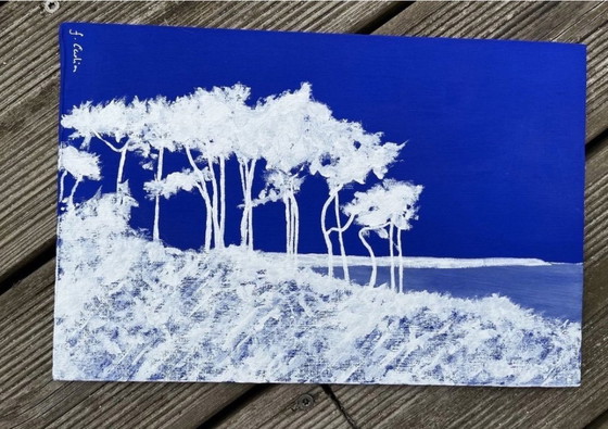 Image 1 of Acryl Auf bespannter Pappe, Format 33x22cm