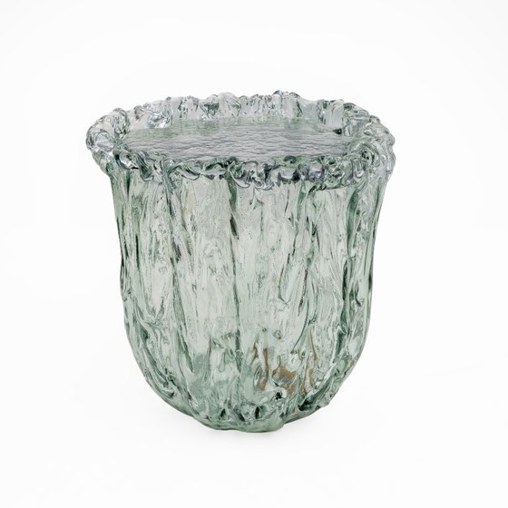 Image 1 of Coppia di tavolini in vetro di Murano color acquamarina di Tokujin Yoshioka