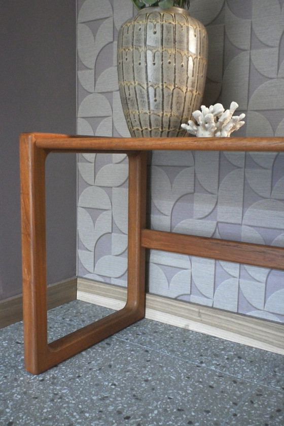 Image 1 of Table d'appoint vintage en chêne massif, design danois