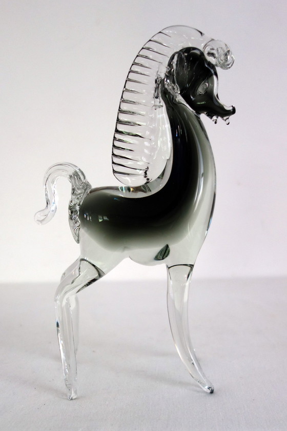 Image 1 of 2 cavalli vintage in vetro di Murano di Archimede Seguso, Italia, anni '60