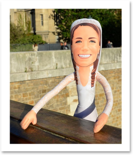 Image 1 of Kate Middleton Art Doll Collectible | Princess of Wales Gift | Royal Family Decor | British Royal Gift