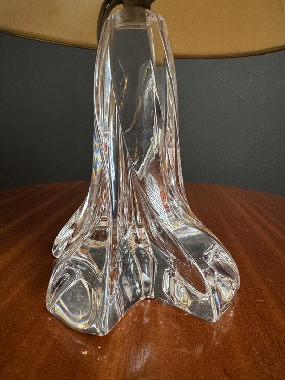 Image 1 of Small Daum crystal lamp from the 1950s