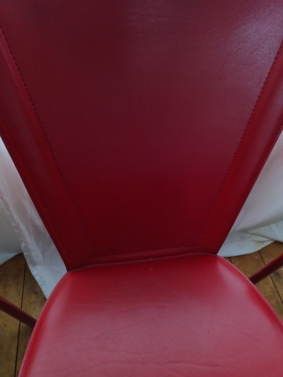 4x Frag Italy Chairs – Dining chairs, Leather, Metal (photo 7 of 12)