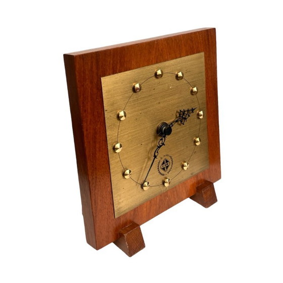 Image 1 of Vintage EAW table clock – anniversary model, Germany, 1960s.