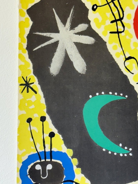 Image 1 of Joan Miro (1893-1983) - Papier collé, 1955