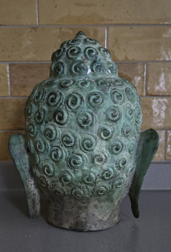 Image 1 of Antike Saraswati-Buddha-Statue aus Bronze