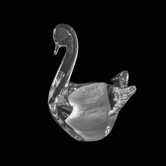 Image 1 of Hovmantorp (Svezia) - Cigno scultura in vetro