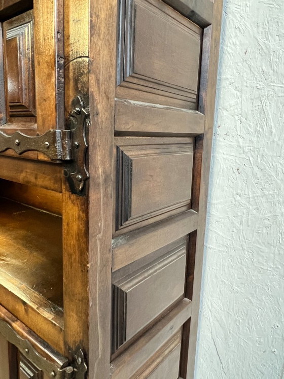 Image 1 of Vintage Spaanse Kast / Wandmeubel, Brutalistisch, 1960's