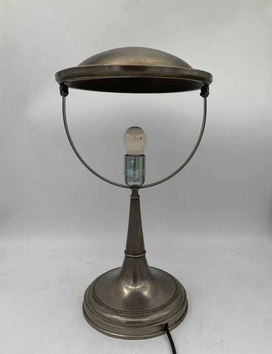 Image 1 of 1930s metal table lamp