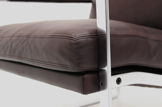 Image 1 of Zo goed als nieuw! Walter Knoll Fabricius 710 loungestoel, fauteuil met premium leer, originele prijs €5998.