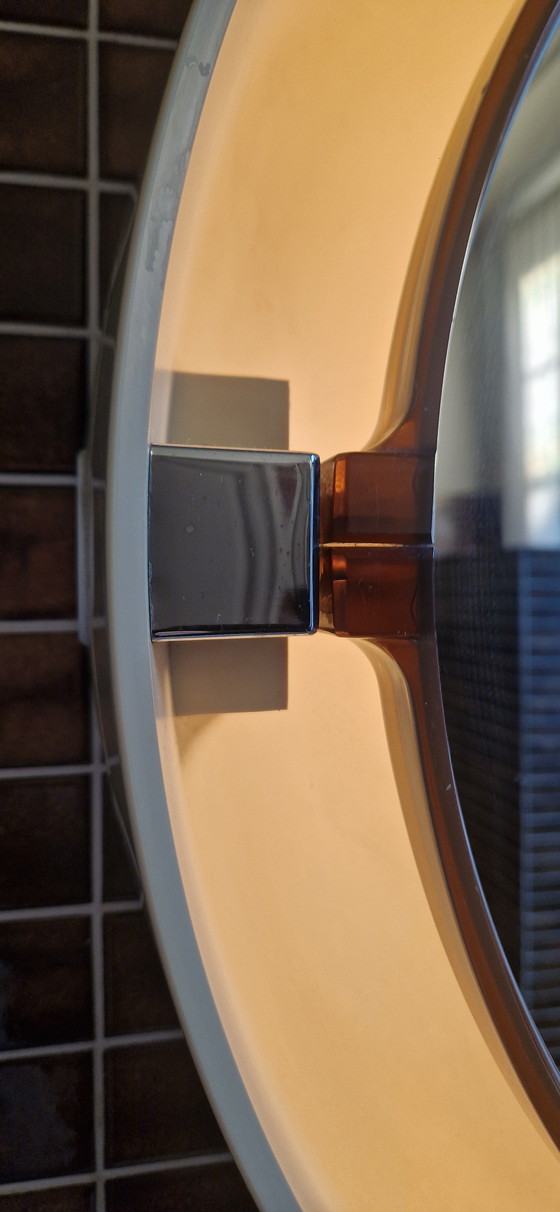 Image 1 of Vintage Cradle Mirror Set With Lights