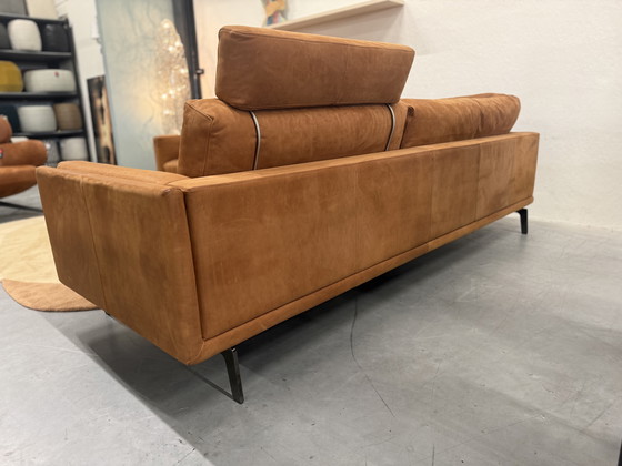 Image 1 of Leolux Bellice Hoebank Danza Mocha leather