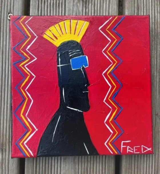 Image 1 of Acrilico su tela montata 20x20cm.