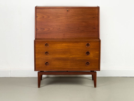 Image 1 of Secretary In Teak By Arne Hovmand Olsen For Mogens Kold, 1960S