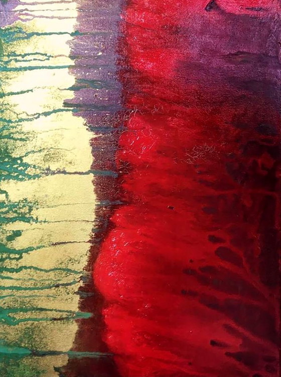 Image 1 of Original Acrylic Painting Abstract Expressionism Excitation