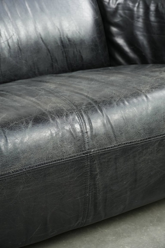 Image 1 of Atemberaubende und einzigartige Zweisitzer-Sitzbank im Aviator-Design aus Rindsleder