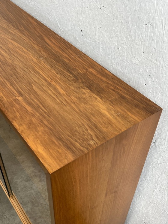 Image 1 of Vintage Wk Möbel Sideboard / Display Case, With Glass Sliding Doors. Germany 1970's