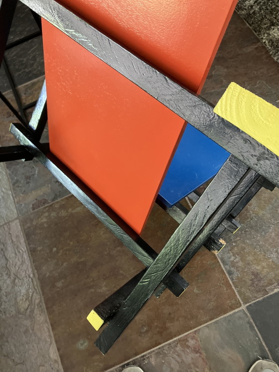 Image 1 of Replica rietveld stoel.  