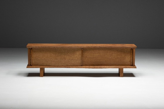 Image 1 of Aparador con puertas integradas de Charlotte Perriand y Atelier Jean Prouvé, Francia, década de 1950