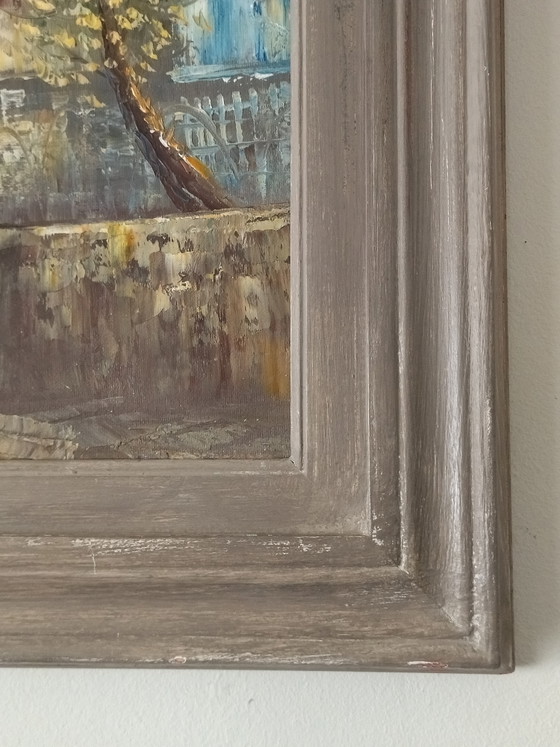 Pintura. Paisaje urbano de París. – Pinturas y dibujos, Wood, Canvas (photo 7 of 10)