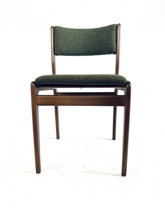 Image 1 of 10x gerestaureerde Deense eetkamerstoel ‘60