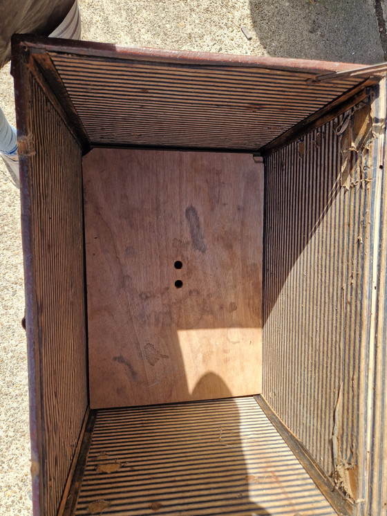 Image 1 of Cassa da cabina antica Bara da nave