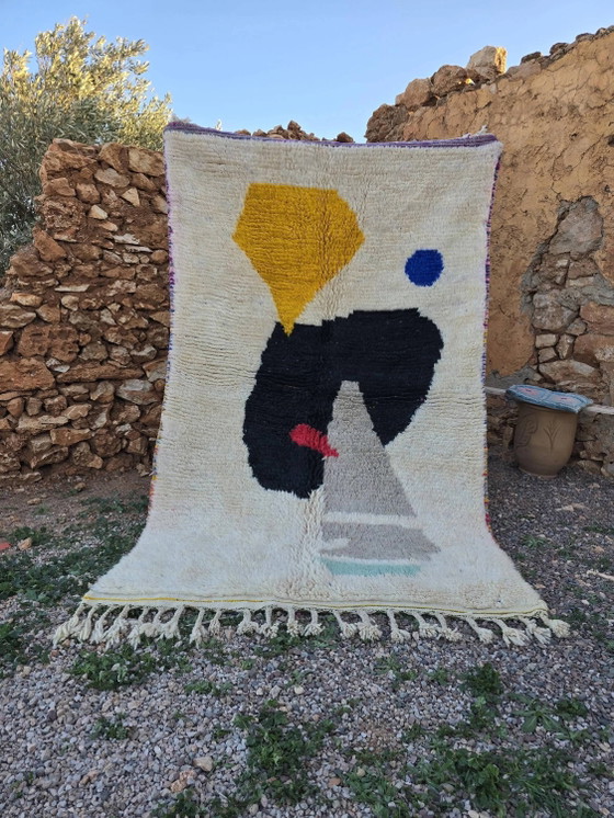 Autentico tappeto marocchino in lana tessuto a mano, 250x150 cm – Tappeti, Wool (photo 2 of 8)