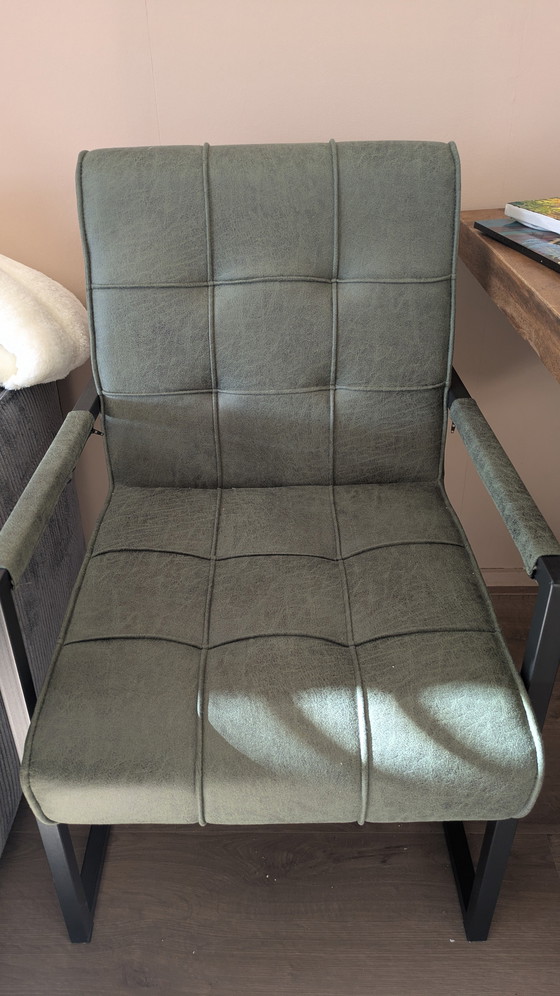 Image 1 of Sillas de comedor verdes Missouri, nuevas