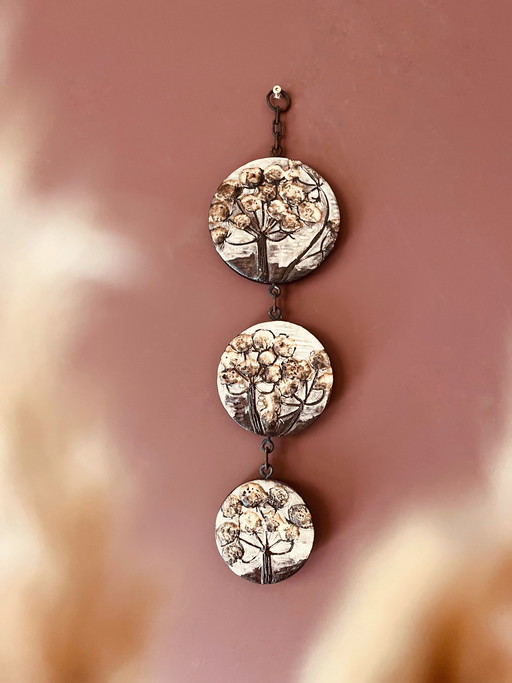 Ruscha 1970s wall hanger