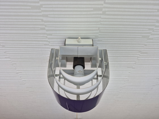 Image 1 of Lampada da parete Svera (Anvia) di design olandese. Lampada vintage con struttura a lamelle.