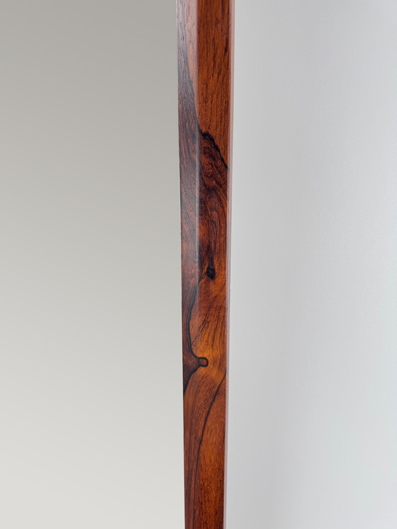 Image 1 of Miroir XXL en palissandre Kai Kristiansen pour Aksel Kjersgaard – Élégance moderne danoise