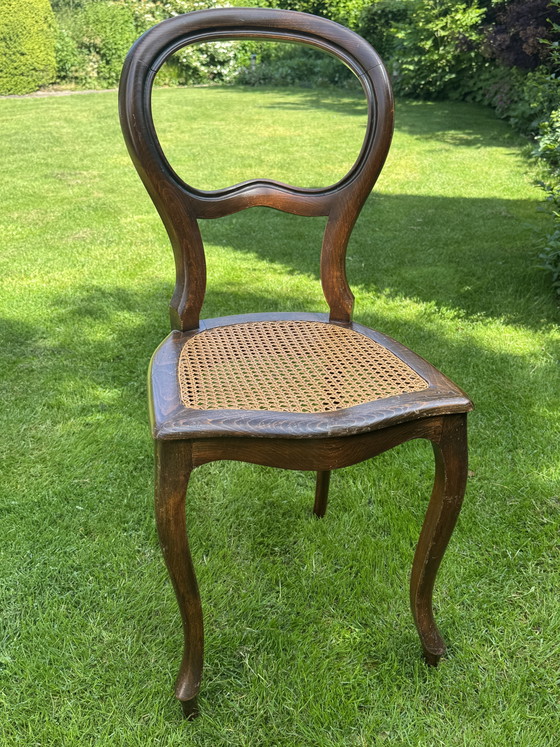 Image 1 of Sedia Biedermeier antica