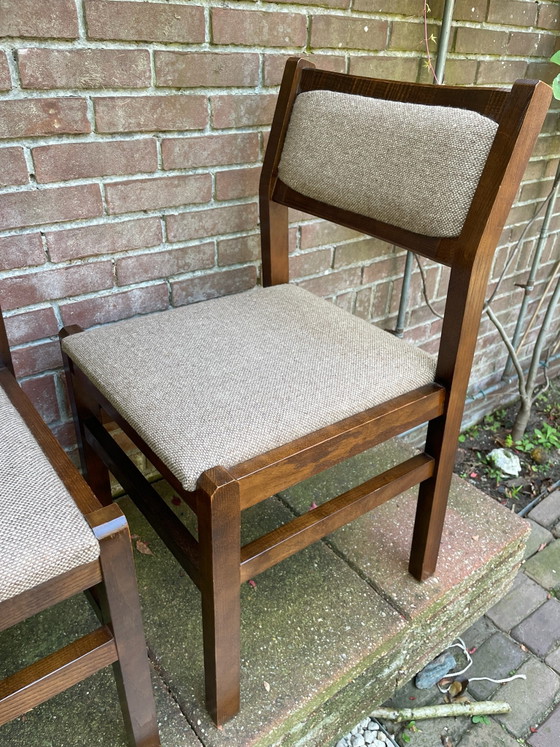 Set di sedie da pranzo vintage stile Pastoe – Legno, Lana (photo 8 of 15)