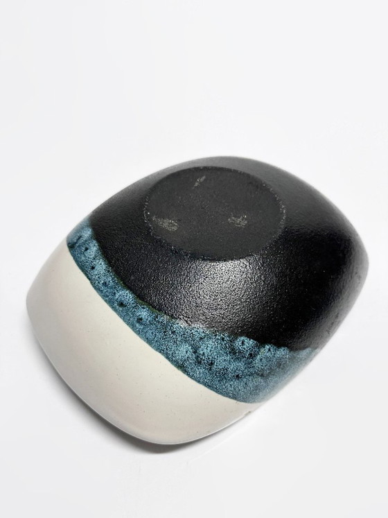 Image 1 of Raro set di tre ciotole in ceramica, Elchinger Atelier. Francia, 1950.