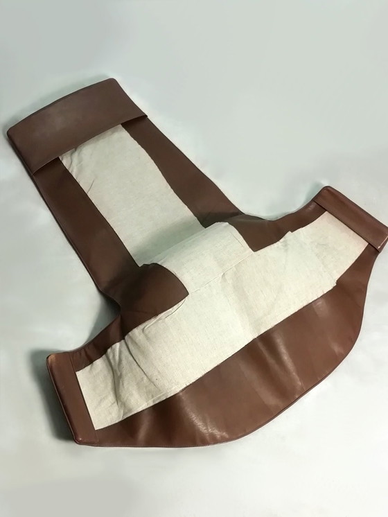 Image 1 of Sedia da ufficio in pelle Kill FK67 Icone 1967 Fabricius Kastholm Tulip a 3 gambe Knoll