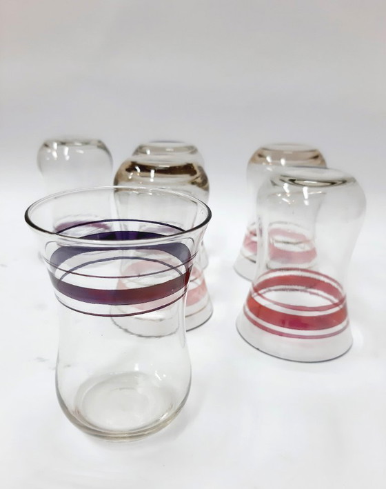 Image 1 of Vintage Traditional Azerbaijan Black Tea Glasses - Set of 6