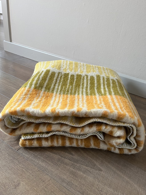 Manta de lana vintage con diseño de plomo Gravensteyn