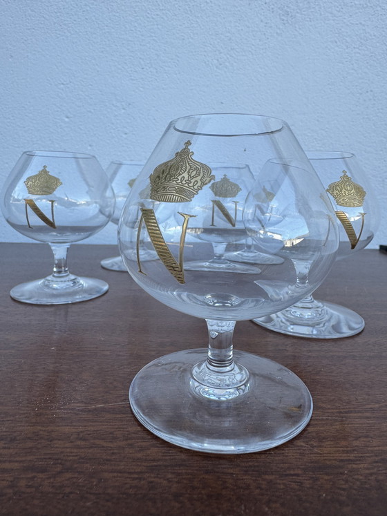 Image 1 of Copas de licor Napoleón de cristal Baccarat