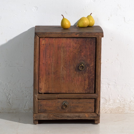 Ancien meuble d'appoint chinois en bois peint – Chine, vers 1900