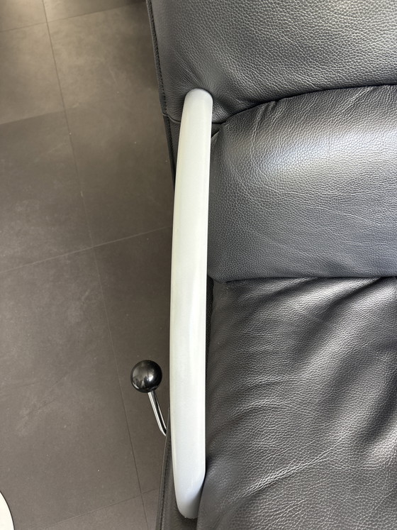 Rolf Benz Fauteuil – Leather, Metal (photo 3 of 12)