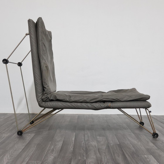 Image 1 of Lounge Chair Poltrona Geometric Design Postmodern Modernariato