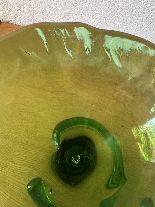 Vases cornet verre soufflé années 60