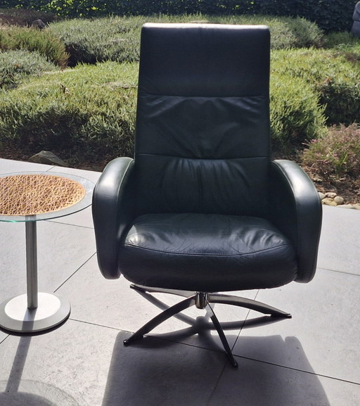 Fauteuils de relaxation design sur pied araignée, années 70/80.